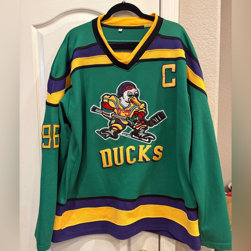 The Mighty Ducks Replica Jersey, XL